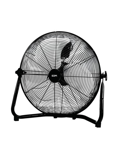 Ventilador industrial de suelo. color negro 120w aspas ø50 x 58 cm