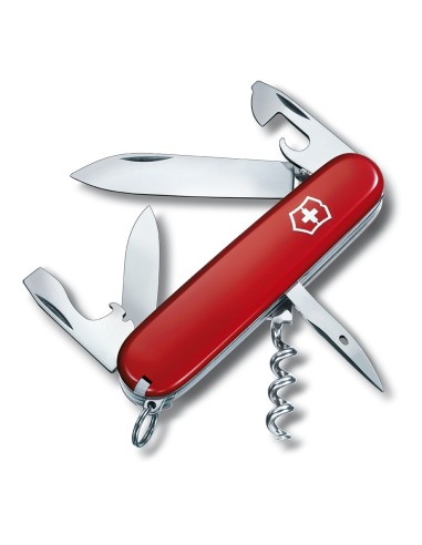 Navaja bantam roja, 12 funciones, peso 59 g, 26 x 14 x 91 mm