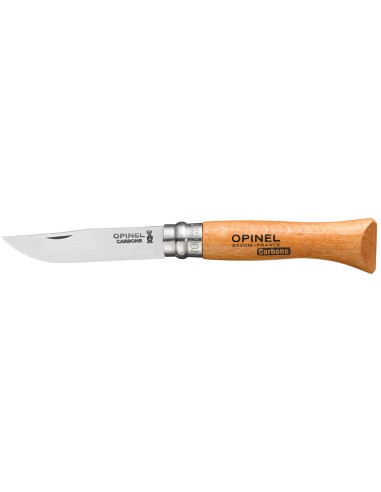 Navaja acero carbono nº 6, hoja de 7 cm