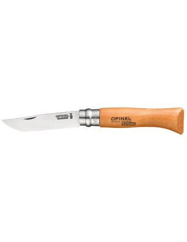 Navaja acero carbono nº 8, hoja de 8,5 cm