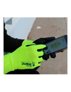 Guante eco-nit foam dorso alta visib. t11. juba 2
