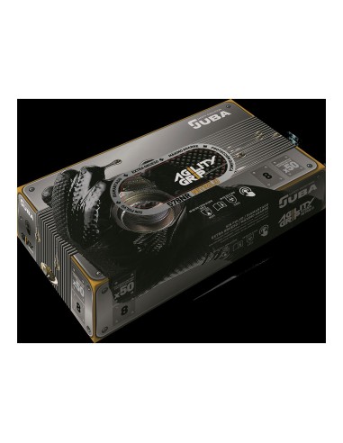 Guante agility grip nbr s/polvo negro t8.caja...