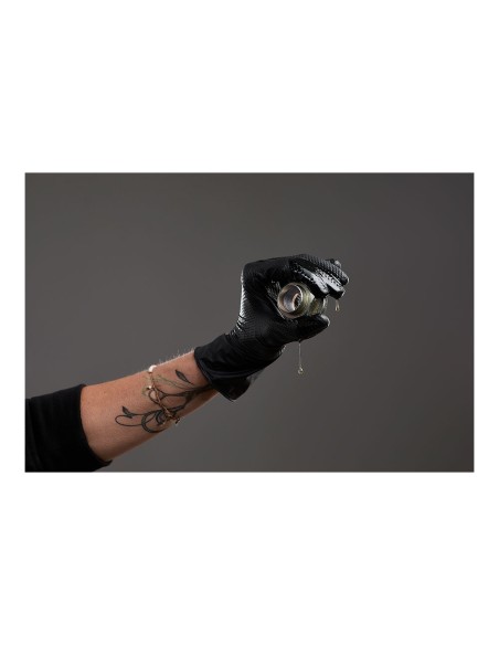 Guante agility grip nbr s/polvo negro t10.caja 50 und. juba