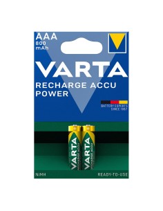 Pila recargable accu power aaa - hr03 800 mah (blister 2 uds)