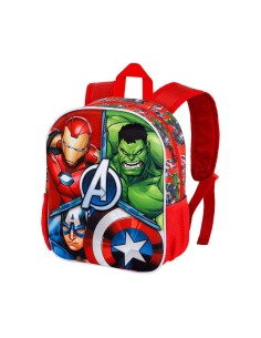 Mochila 3d pequeña los vengadores massive 8,5 l