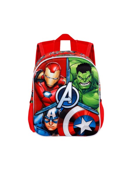 Mochila 3d pequeña los vengadores massive 8,5 l