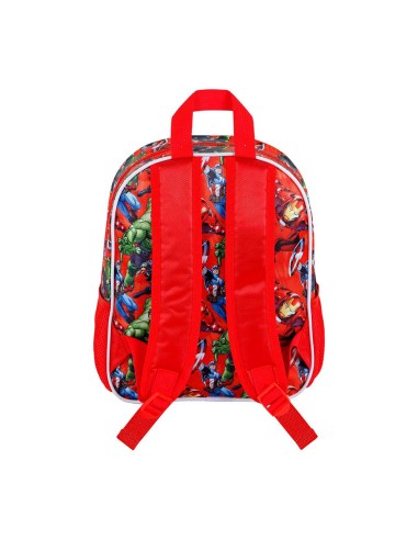 Mochila 3d pequeña los vengadores massive 8,5 l