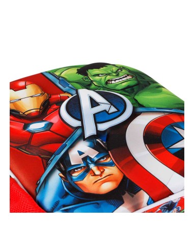 Mochila 3d pequeña los vengadores massive 8,5 l