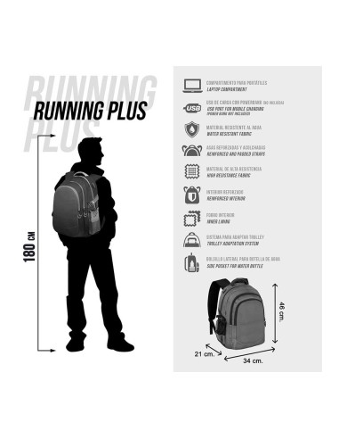 Mochila running plus minnie mouse closer 32 l