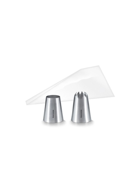 Kit croquetas grandchef, 10 bolsas, 2 boquillas. tescoma