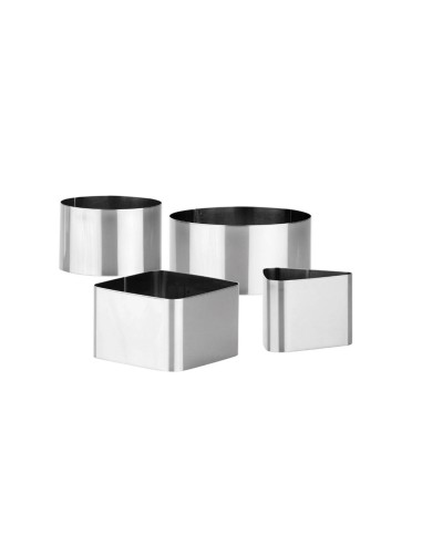 Moldes de emplatar grandchef, 4 pzs. tescoma
