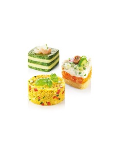Moldes de emplatar grandchef, 4 pzs. tescoma 2