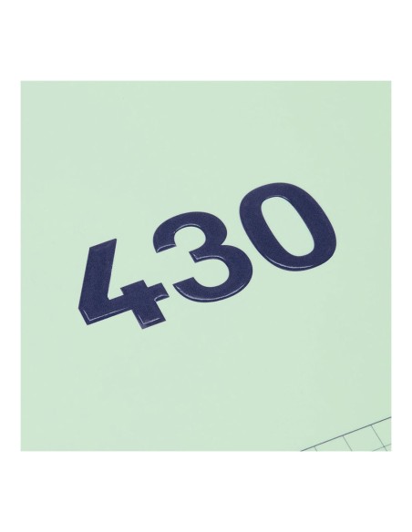 Cuaderno a4 con espiral cuadriculado 5 x 5 mm verde