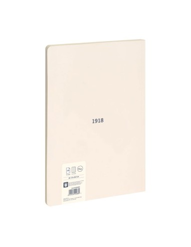 Cuaderno a4 cuadriculado encolado beige