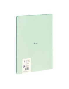 Cuaderno a4 cuadriculado encolado verde 2