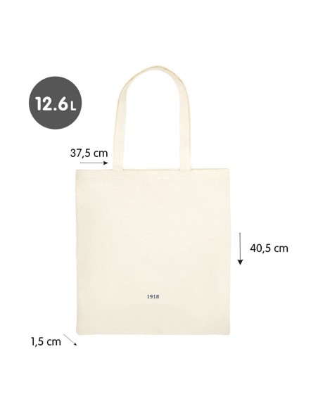 Bolsa tote bag serie 1918 beige 12,6 l