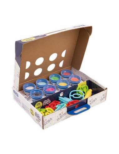 Maletín pasta blanda soft dough 8 botes 59 g...