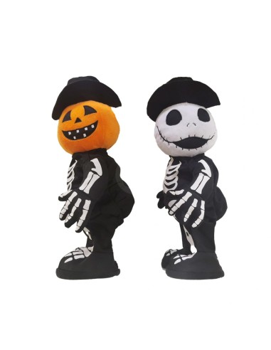 Figura decorativa halloween 35 cm, con movimiento, sonido y luz, modelos surtidos