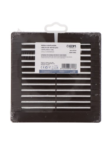 Rejilla ventilación cuadrada con tapones y...