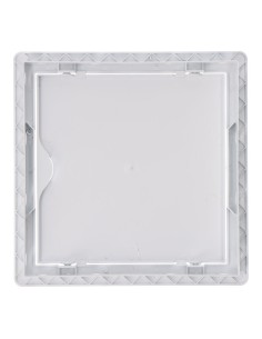 Tapa de registro cuadrada empotrable abs 15x15cm blanca 2