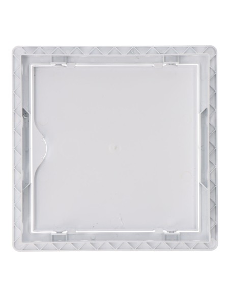 Tapa de registro cuadrada empotrable abs 15x15cm blanca