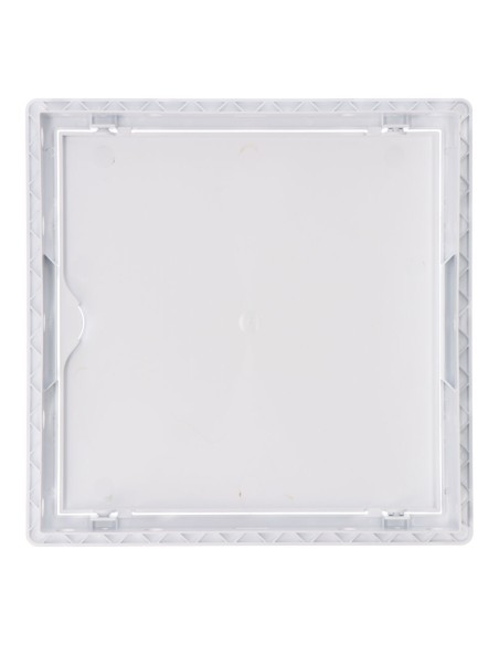 Tapa de registro cuadrada empotrable abs 20x20cm blanca