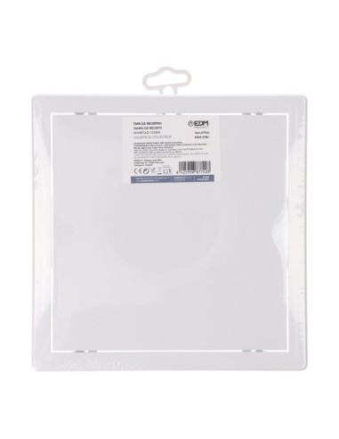 Tapa de registro cuadrada empotrable abs...