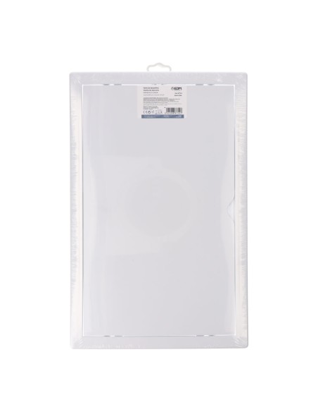 Tapa de registro rectangular empotrable abs 25x40cm blanca