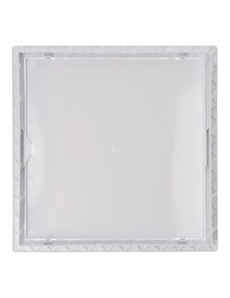 Tapa de registro cuadrada empotrable abs 30x30cm blanca