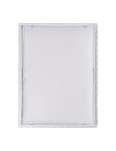 Tapa de registro rectangular empotrable abs 30x40cm blanca 2