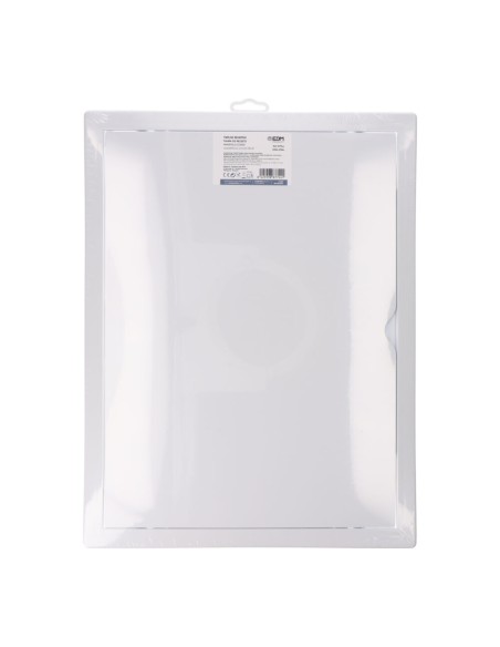 Tapa de registro rectangular empotrable abs 30x40cm blanca