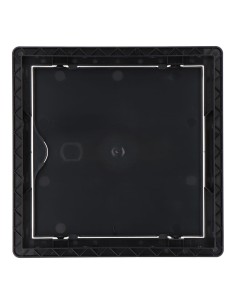 Tapa de registro cuadrada empotrable abs 15x15cm gris antracita 2