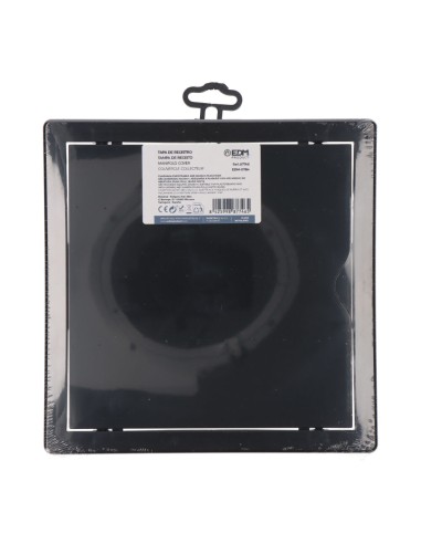 Tapa de registro cuadrada empotrable abs...