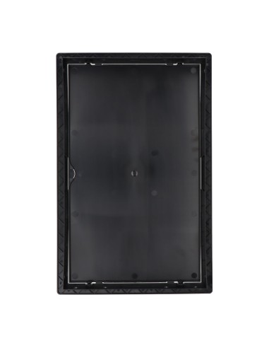 Tapa de registro rectangular empotrable abs...