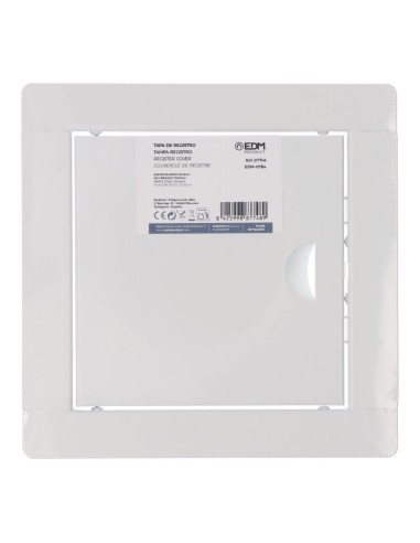 Tapa de registro cuadrada empotrable acero...