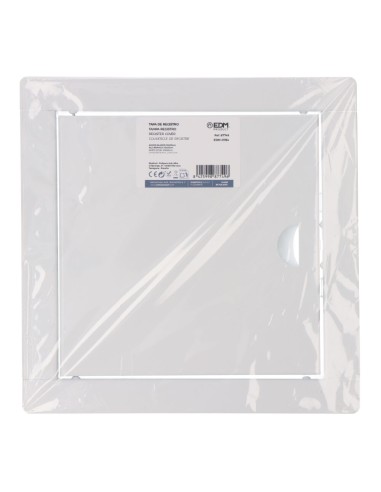 Tapa de registro cuadrada empotrable acero...