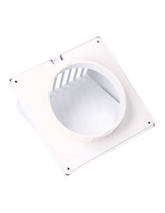 Rejilla ventilación con campana abs ø 125mm blanca 2