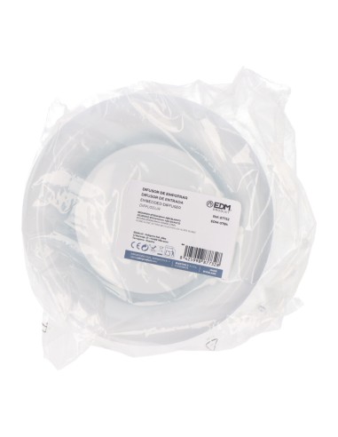 Difusor de empotrar redondo ø125x47mm abs blanco