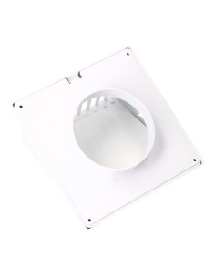 Rejilla ventilación con campana abs ø 100mm blanca 2