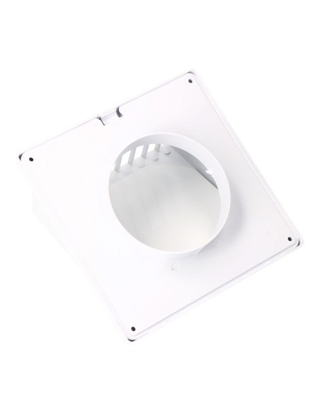 Rejilla ventilación con campana abs ø 100mm blanca