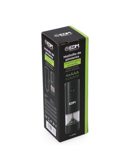 Molinillo de pimienta eléctrico 70 ml