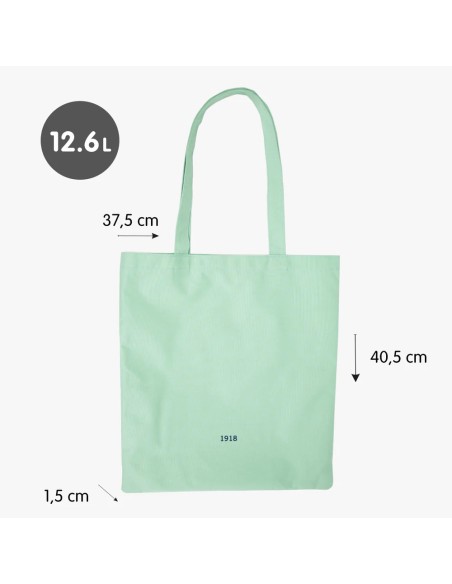 Bolsa tote bag serie 1918 verde 12,6 l