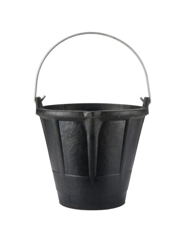 Cubo industrial 12 l de caucho resistente...