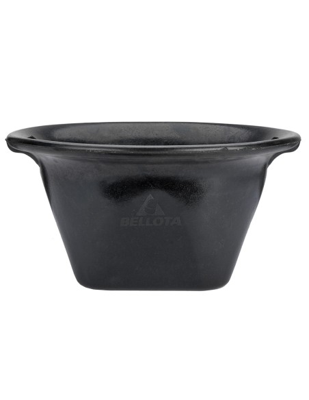 Cubo norteño 13 l de caucho resistente negro.