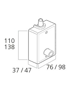 Torno persiana empotrado para 50 kg blanco 2