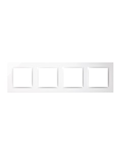 Marco 4 elementos blanco serie 10.