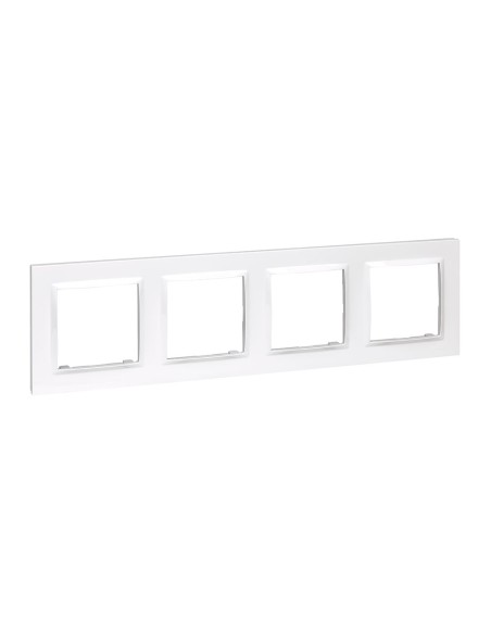 Marco 4 elementos blanco serie 10.