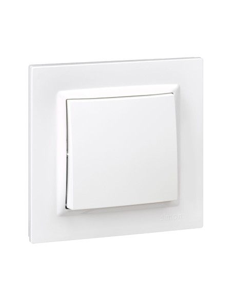 Conmutador blanco con marco