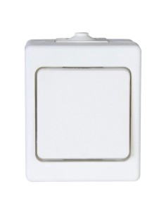 Interruptor conmutador de superficie 10ax 250v~, blanco
