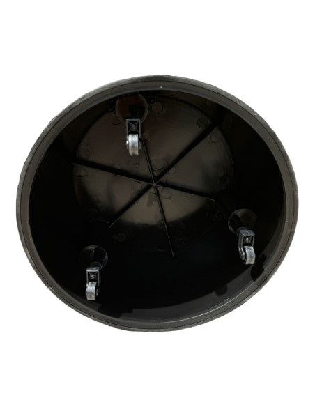 Taburete estable movil, negro